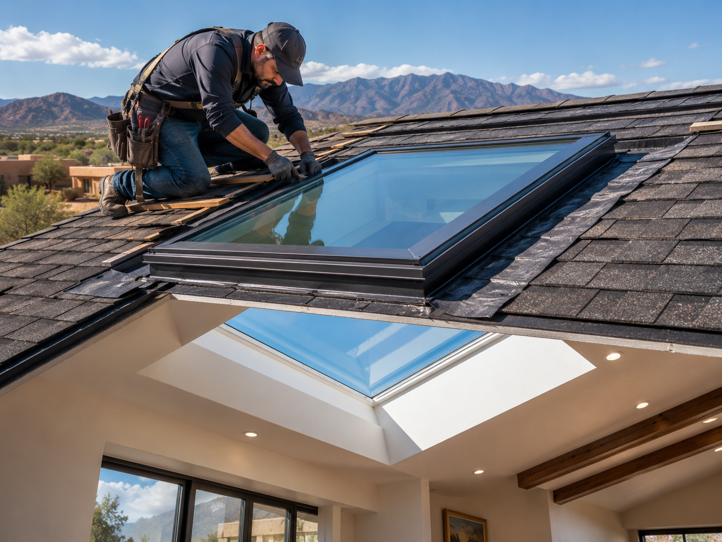 Skylight installation and repair Las Cruces NM