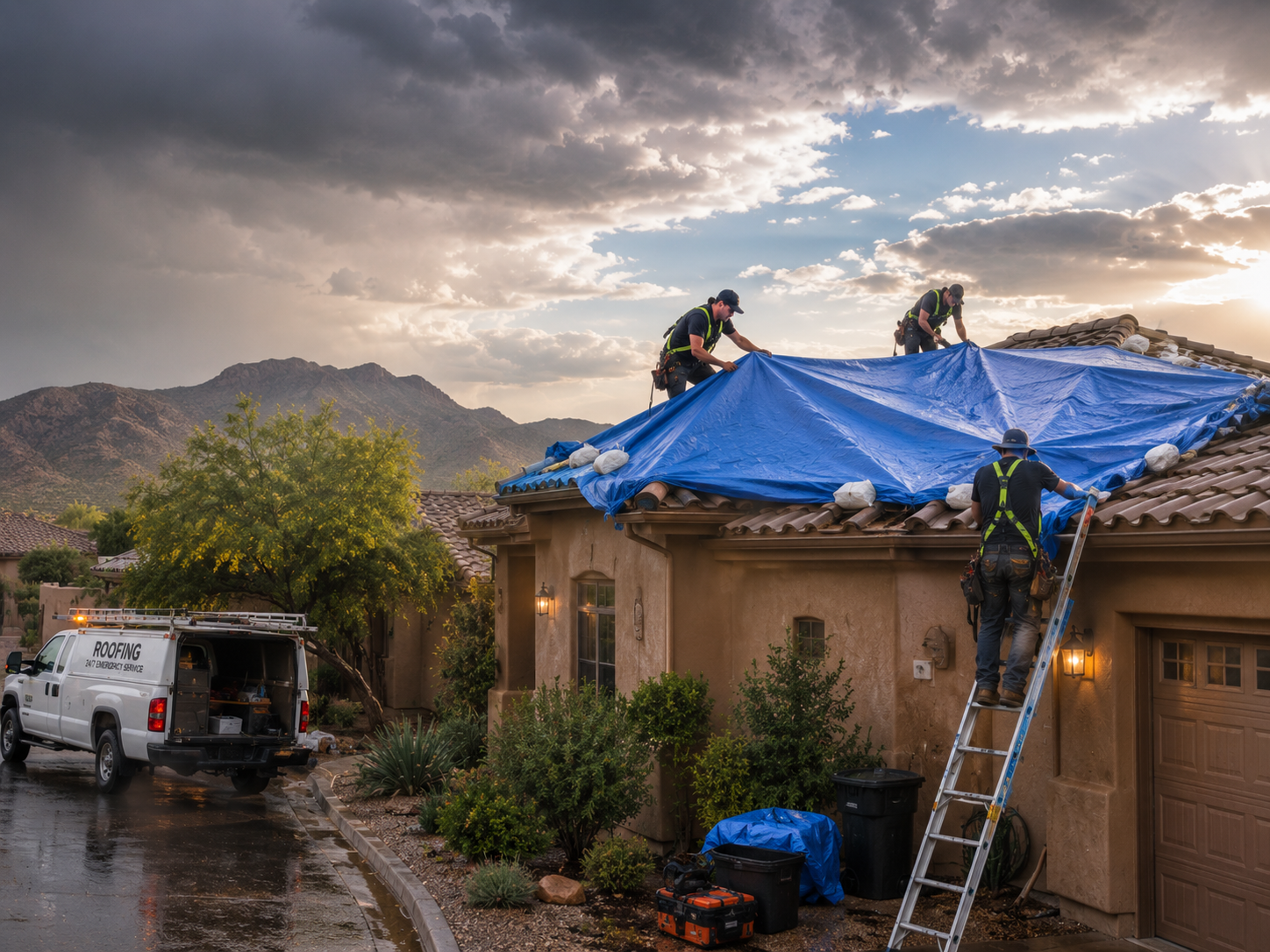 Emergency roofing repair services Las Cruces NM