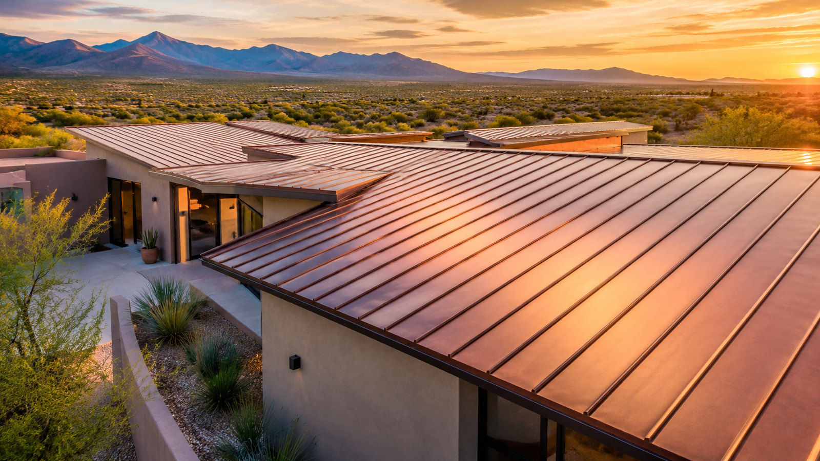 Standing seam metal roofing Las Cruces NM