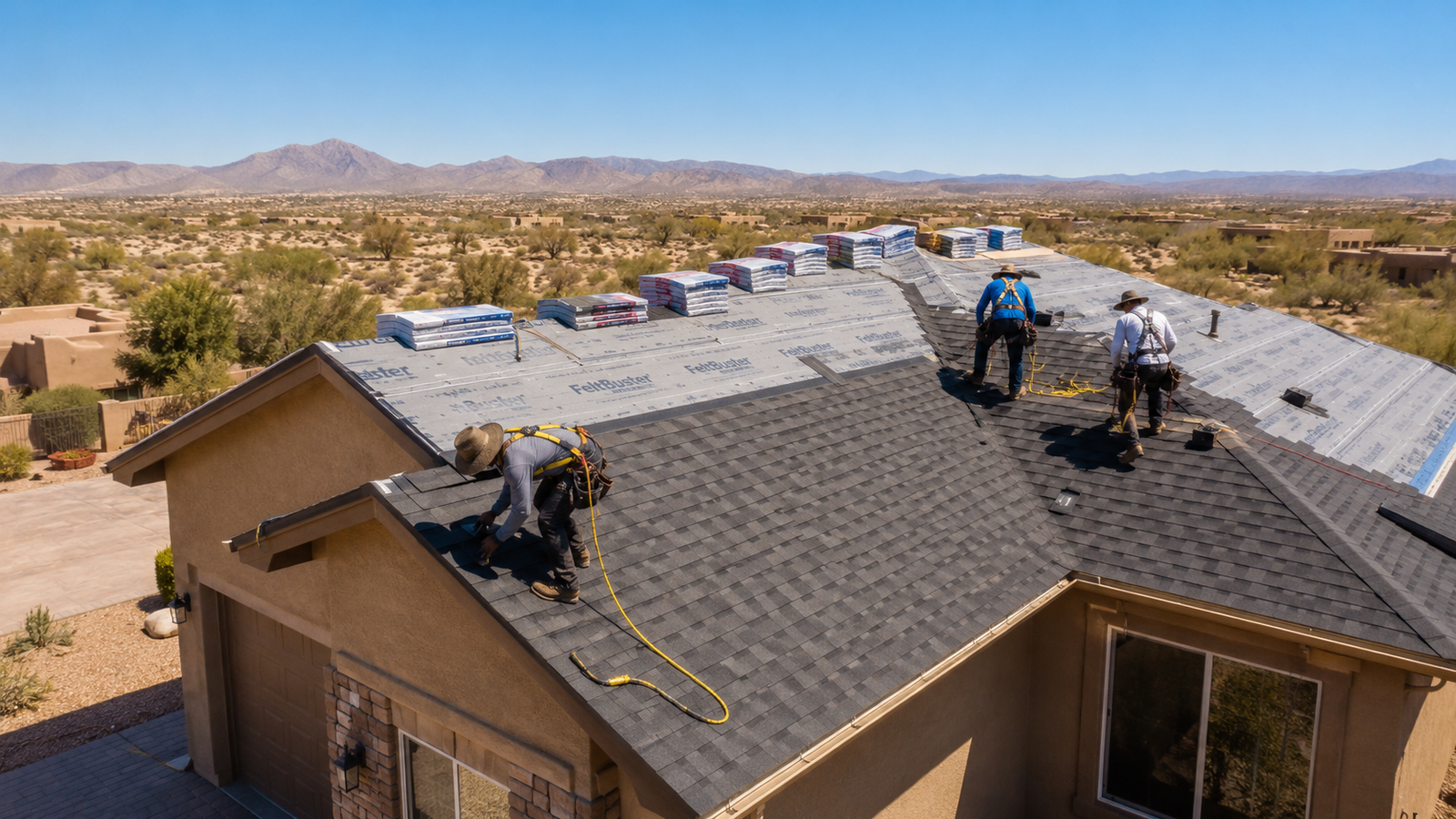 Professional roof installation in Las Cruces NM