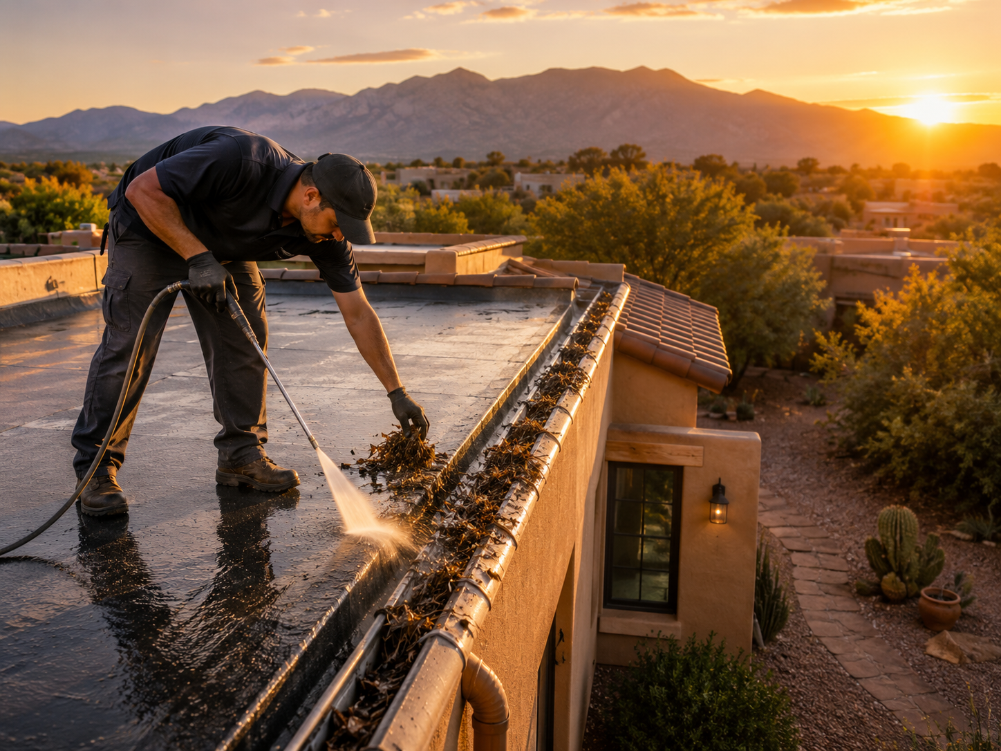 Preventative roof maintenance in Las Cruces NM